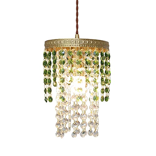 MODEBHD Vintage Nordic Glas Tropfen Licht Grün Regentropfen Pendelleuchte Hängende Beleuchtungskörper Deckenlampen Für Küche Insel Veranda Korridor Wohnzimmer Kleiner Kronleuchter von MODEBHD