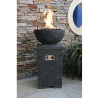 Modeno - Gasfeuerstelle 'Kupe' in Beton-Optik von MODENO