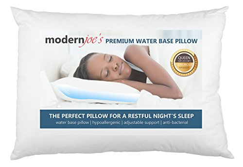 MODERNJOE'S Modern Joe's Luxuriöses Queen-Size-Wasserkissen (20x28), verstellbares und hypoallergenes Waterbase-Kissen von MODERNJOE'S