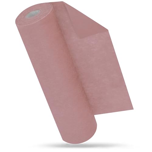 MODERNO Vlies Tischläufer Dusky Pink, Tischband Alt-Rosa, Tischläufer Modern, Tischläufer Outdoor, Tischdeko, Partydeko für Geburtstag, Hochzeit, Festliche Dekoration, 30 cm x 25 m von MODERNO