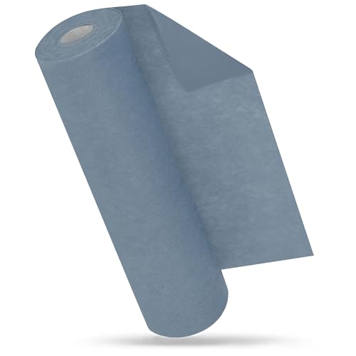 MODERNO Vlies Tischläufer Blau, Tischband Blau Grau, Tischläufer Modern, Tischläufer Outdoor, Tischdeko, Partydeko für Geburtstag, Hochzeit, Festliche Dekoration, 30 cm x 25 m von MODERNO