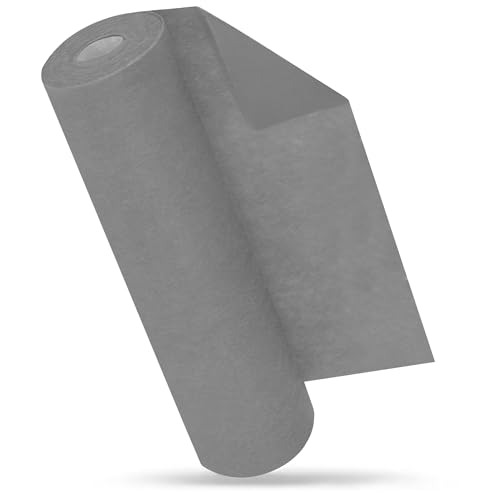 MODERNO Vlies Tischläufer Dunkel-Grau, Tischband Dunkel Grau, Tischläufer Modern, Tischläufer Outdoor, Tischdeko, Partydeko für Geburtstag, Hochzeit, Festliche Dekoration, 30 cm x 25 m von MODERNO