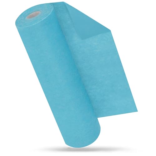 MODERNO Vlies Tischläufer Aqua Blau, Tischband Aqua-Blau, Tischläufer Modern, Tischläufer Outdoor, Tischdeko, Partydeko für Geburtstag, Hochzeit, Festliche Dekoration, 30 cm x 25 m von MODERNO