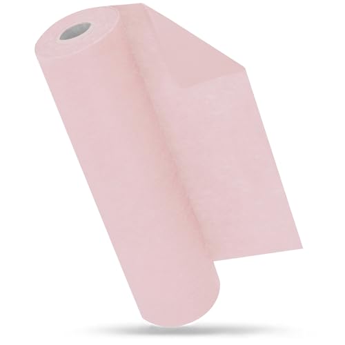 MODERNO Vlies Tischläufer Hell Rosa, Tischband Hell-Rosa, Tischläufer Modern, Tischläufer Outdoor, Tischdeko, Partydeko für Geburtstag, Hochzeit, Festliche Dekoration, 30 cm x 25 m von MODERNO