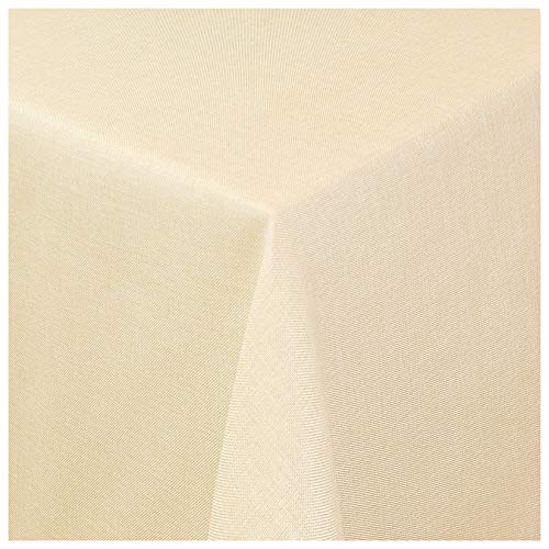 Tischdecke Damast Maßanfertigung im Leinen-Design in Beige eckig 150x130 cm, weitere Farben und Größen wählbar Tischdecke Damast Maßanfertigung im Leinen-Design in Beige eckig 150x130 cm, weitere Farben und Größen wählbar von MODERNO
