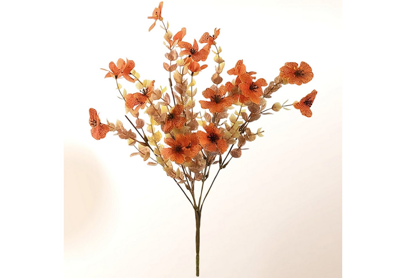 Kunstblume Künstliche Herbstblumen 12er Set Deko-Blumen Kunstpflanzen, MODFU, Höhe 31 cm, Deko-Blumensträuße mit UV-beständig für Innen- und Außendekoration von MODFU