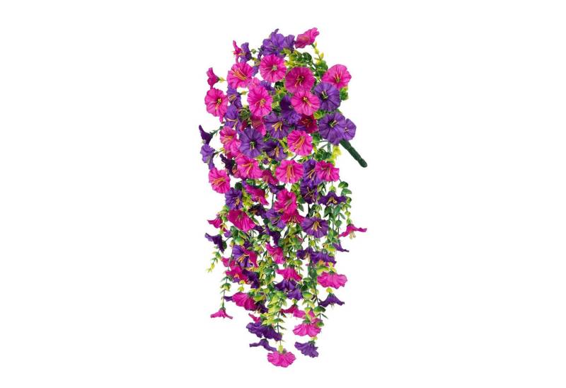 Kunstranke künstlicher Ranke Künstliche Hängepflanzen kunstblumen Petunie, MODFU, Höhe 75 cm, Blumenstrauß für Hochzeitx Zuhause Outdoor Dekoration von MODFU