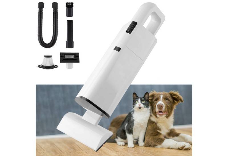 MODFU Akku-Handstaubsauger Tragbar Staubsauger Kabellos Autostaubsauger, 120 W, Beutellos, mit Bürstenaufsatz Fugendüse und großem Staubbehälter MODFU Akku-Handstaubsauger Tragbar Staubsauger Kabellos Autostaubsauger, 120 W, Beutellos, mit Bürstenaufsatz Fugendüse und großem Staubbehälter von MODFU