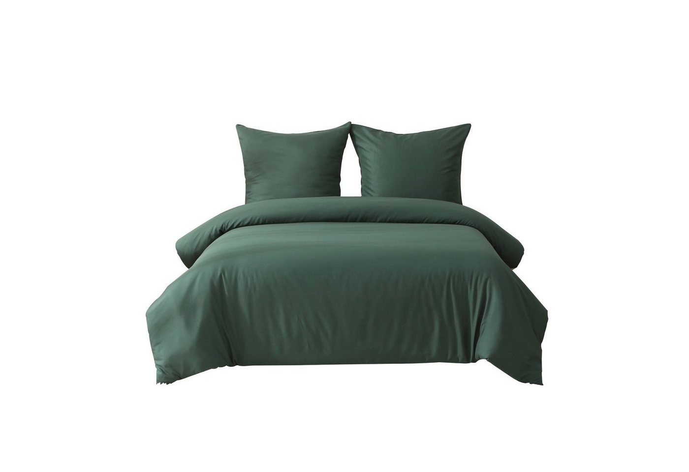 MODFU Bettwäsche Bettwäsche-Set Bettbezug mit Kissenbezug Einfarbig Weich Premium, Hochwertigem Polyester, 2 Stücke 135x200 cm mit 2 Kopfkissenbezug 80x80 cm von MODFU