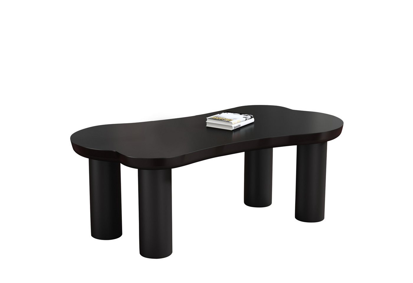 MODFU Couchtisch Beistelltisch Scandi (Wohnzimmnertisch, 1-St), mit MDF-Tischplatte, PVC-Beine und Filzunterlage von MODFU