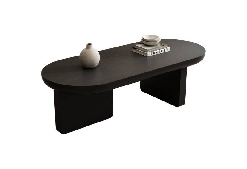 MODFU Couchtisch mit ovaler MDF-Tischplatte (Sofatisch, Beistelltisch,Kaffeetisch, 1-St., Ovaler Freizeittisch), mit Sprühfarbe besprühen von MODFU