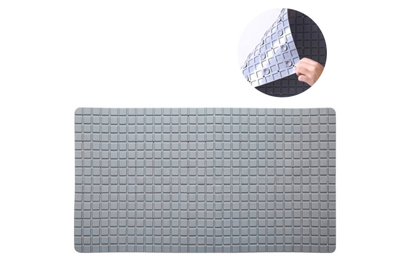 MODFU Duschmatte Badematte Bad Anti-Rutsch Schutzmatte, 40x70cm, mit Saugnäpfen, Drainagelöchern, Kunststoff, für Hotel Spa Zuhause Seniorenbad usw. MODFU Duschmatte Badematte Bad Anti-Rutsch Schutzmatte, 40x70cm, mit Saugnäpfen, Drainagelöchern, Kunststoff, für Hotel Spa Zuhause Seniorenbad usw. von MODFU