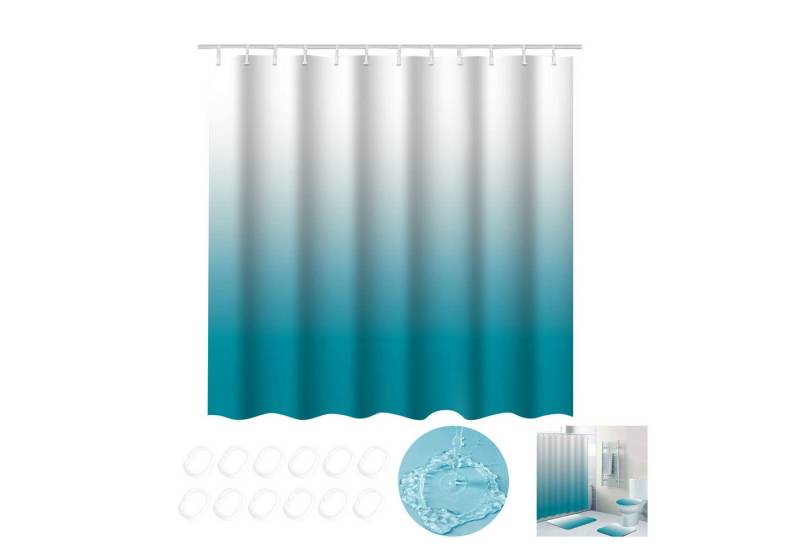 MODFU Duschvorhang Badewannenvorhang Badezimmer Vorhang Textil Vorhänge Dusche Breite 150 cm (150x180 cm Wasserabweisend Anti-schimmel Waschbar 12 Duschvorhangringe, 1-tlg., Vorhänge aus Stoff), Badevorhang für Badezimmer Haus Hotel Wohnung Wohnmobil Wohnheim MODFU Duschvorhang Badewannenvorhang Badezimmer Vorhang Textil Vorhänge Dusche Breite 150 cm (150x180 cm Wasserabweisend Anti-schimmel Waschbar 12 Duschvorhangringe, 1-tlg., Vorhänge aus Stoff), Badevorhang für Badezimmer Haus Hotel Wohnung Wohnmobil Wohnheim von MODFU