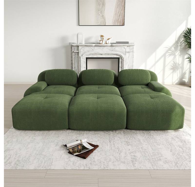 MODFU Ecksofa Modulares Sofa aus Cordstoff, mit ergonomischem Design und hochelastischer Polsterung – in verschiedenen Größen und Konfigurationen erhältlich 1 Teile MODFU Ecksofa Modulares Sofa aus Cordstoff, mit ergonomischem Design und hochelastischer Polsterung – in verschiedenen Größen und Konfigurationen erhältlich 1 Teile von MODFU