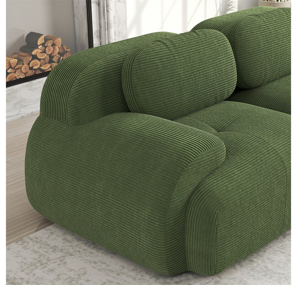 MODFU Ecksofa Modulares Sofa aus Cordstoff, mit ergonomischem Design und hochelastischer Polsterung – in verschiedenen Größen und Konfigurationen erhältlich 1 Teile MODFU Ecksofa Modulares Sofa aus Cordstoff, mit ergonomischem Design und hochelastischer Polsterung – in verschiedenen Größen und Konfigurationen erhältlich 1 Teile von MODFU