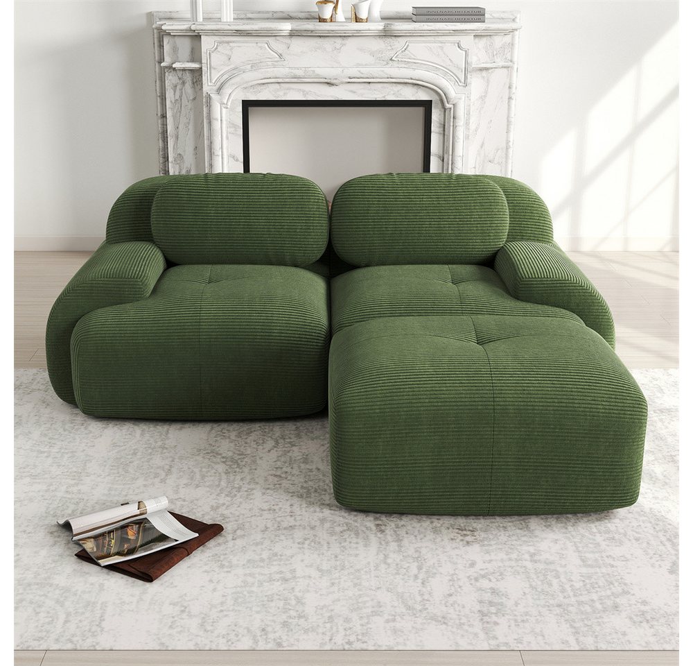 MODFU Ecksofa Modulares Sofa aus Cordstoff, mit ergonomischem Design und hochelastischer Polsterung – in verschiedenen Größen und Konfigurationen erhältlich 1 Teile MODFU Ecksofa Modulares Sofa aus Cordstoff, mit ergonomischem Design und hochelastischer Polsterung – in verschiedenen Größen und Konfigurationen erhältlich 1 Teile von MODFU