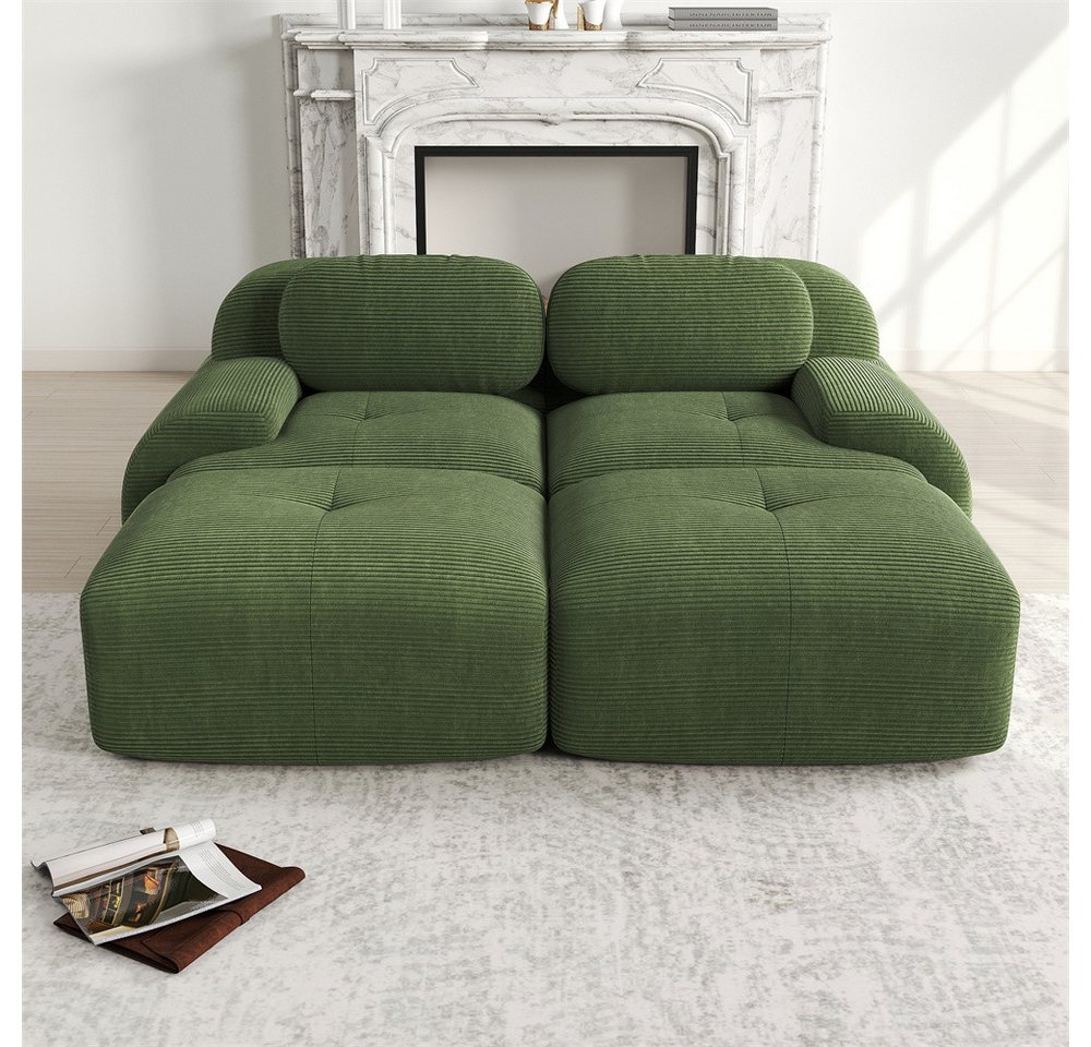 MODFU Ecksofa Modulares Sofa aus Cordstoff, mit ergonomischem Design und hochelastischer Polsterung – in verschiedenen Größen und Konfigurationen erhältlich 1 Teile MODFU Ecksofa Modulares Sofa aus Cordstoff, mit ergonomischem Design und hochelastischer Polsterung – in verschiedenen Größen und Konfigurationen erhältlich 1 Teile von MODFU