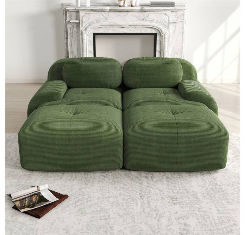 MODFU Ecksofa Modulares Sofa aus Cordstoff, mit ergonomischem Design und hochelastischer Polsterung – in verschiedenen Größen und Konfigurationen erhältlich 1 Teile MODFU Ecksofa Modulares Sofa aus Cordstoff, mit ergonomischem Design und hochelastischer Polsterung – in verschiedenen Größen und Konfigurationen erhältlich 1 Teile von MODFU