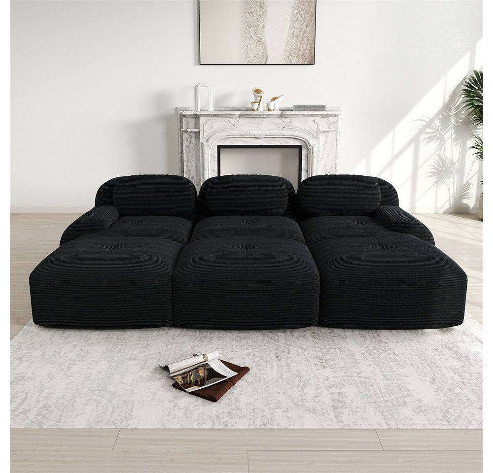MODFU Ecksofa Modulares Sofa aus Cordstoff, mit ergonomischem Design und hochelastischer Polsterung – in verschiedenen Größen und Konfigurationen erhältlich 1 Teile MODFU Ecksofa Modulares Sofa aus Cordstoff, mit ergonomischem Design und hochelastischer Polsterung – in verschiedenen Größen und Konfigurationen erhältlich 1 Teile von MODFU