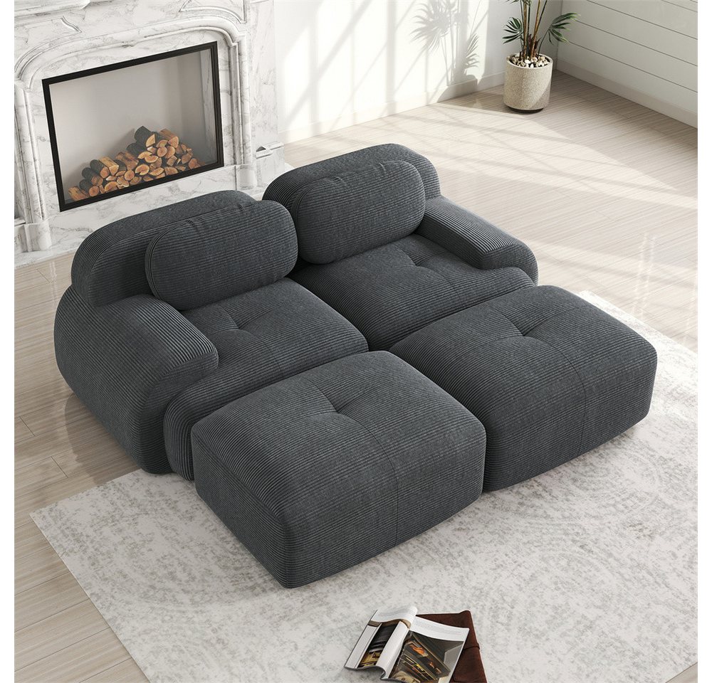 MODFU Ecksofa Modulares Sofa aus Cordstoff, mit ergonomischem Design und hochelastischer Polsterung – in verschiedenen Größen und Konfigurationen erhältlich 1 Teile MODFU Ecksofa Modulares Sofa aus Cordstoff, mit ergonomischem Design und hochelastischer Polsterung – in verschiedenen Größen und Konfigurationen erhältlich 1 Teile von MODFU