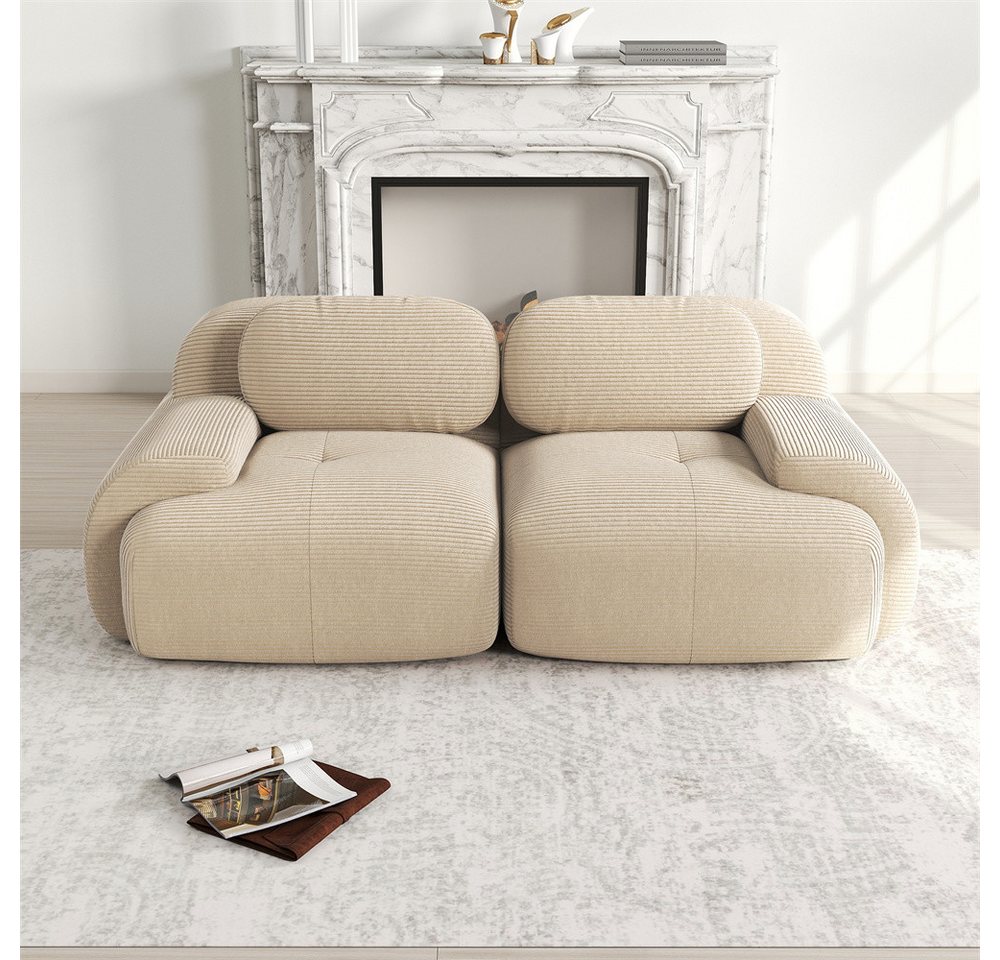 MODFU Ecksofa Modulares Sofa aus Cordstoff, mit ergonomischem Design und hochelastischer Polsterung – in verschiedenen Größen und Konfigurationen erhältlich 1 Teile MODFU Ecksofa Modulares Sofa aus Cordstoff, mit ergonomischem Design und hochelastischer Polsterung – in verschiedenen Größen und Konfigurationen erhältlich 1 Teile von MODFU