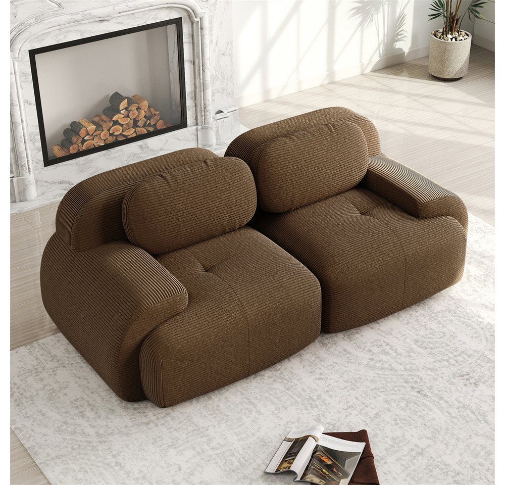 MODFU Ecksofa Modulares Sofa aus Cordstoff, mit ergonomischem Design und hochelastischer Polsterung – in verschiedenen Größen und Konfigurationen erhältlich 1 Teile MODFU Ecksofa Modulares Sofa aus Cordstoff, mit ergonomischem Design und hochelastischer Polsterung – in verschiedenen Größen und Konfigurationen erhältlich 1 Teile von MODFU