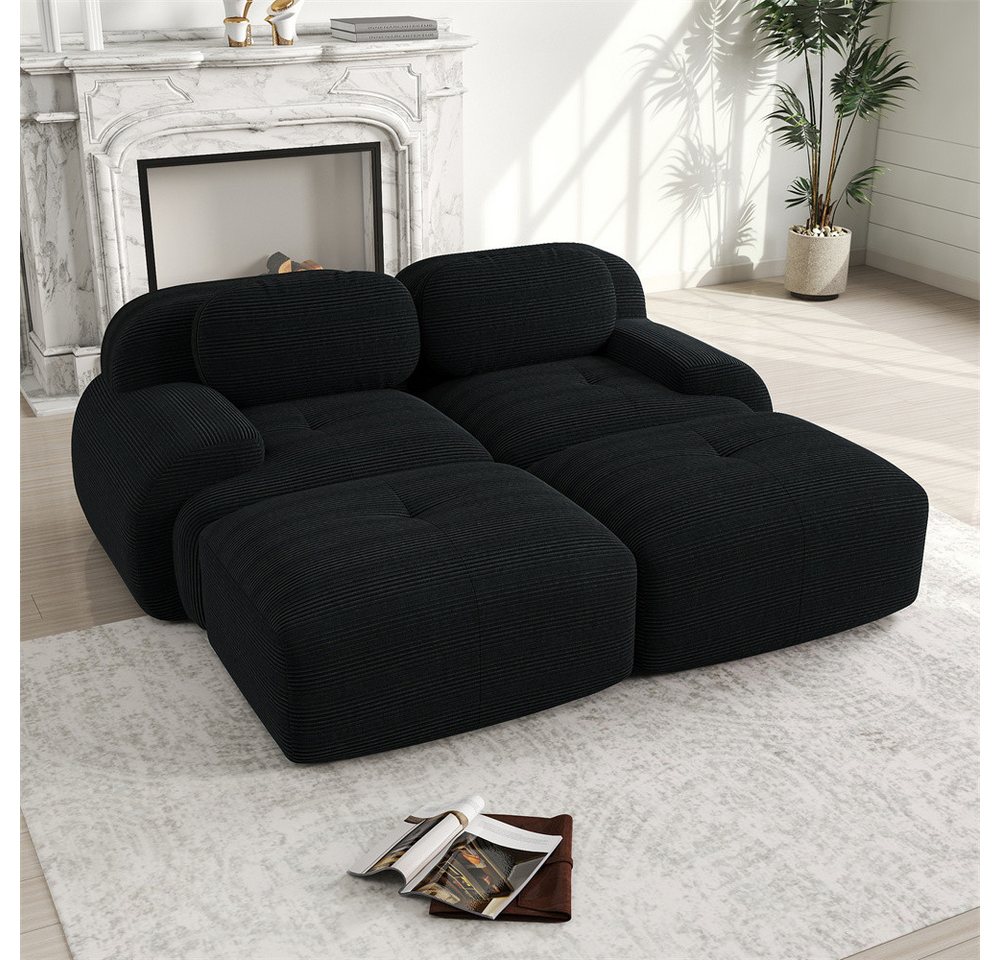 MODFU Ecksofa Modulares Sofa aus Cordstoff, mit ergonomischem Design und hochelastischer Polsterung – in verschiedenen Größen und Konfigurationen erhältlich 1 Teile MODFU Ecksofa Modulares Sofa aus Cordstoff, mit ergonomischem Design und hochelastischer Polsterung – in verschiedenen Größen und Konfigurationen erhältlich 1 Teile von MODFU