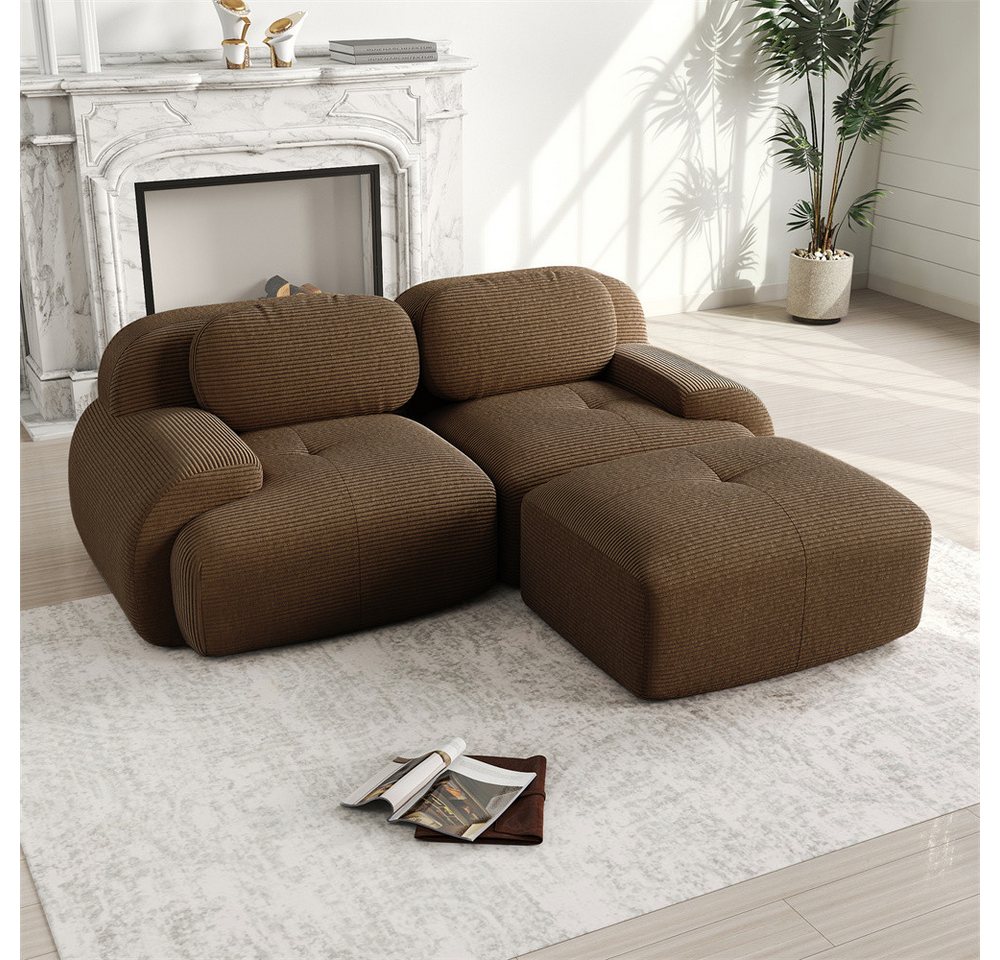 MODFU Ecksofa Modulares Sofa aus Cordstoff, mit ergonomischem Design und hochelastischer Polsterung – in verschiedenen Größen und Konfigurationen erhältlich 1 Teile MODFU Ecksofa Modulares Sofa aus Cordstoff, mit ergonomischem Design und hochelastischer Polsterung – in verschiedenen Größen und Konfigurationen erhältlich 1 Teile von MODFU