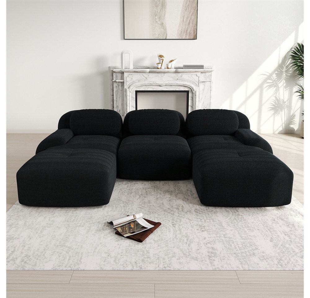 MODFU Ecksofa Modulares Sofa aus Cordstoff, mit ergonomischem Design und hochelastischer Polsterung – in verschiedenen Größen und Konfigurationen erhältlich 1 Teile MODFU Ecksofa Modulares Sofa aus Cordstoff, mit ergonomischem Design und hochelastischer Polsterung – in verschiedenen Größen und Konfigurationen erhältlich 1 Teile von MODFU