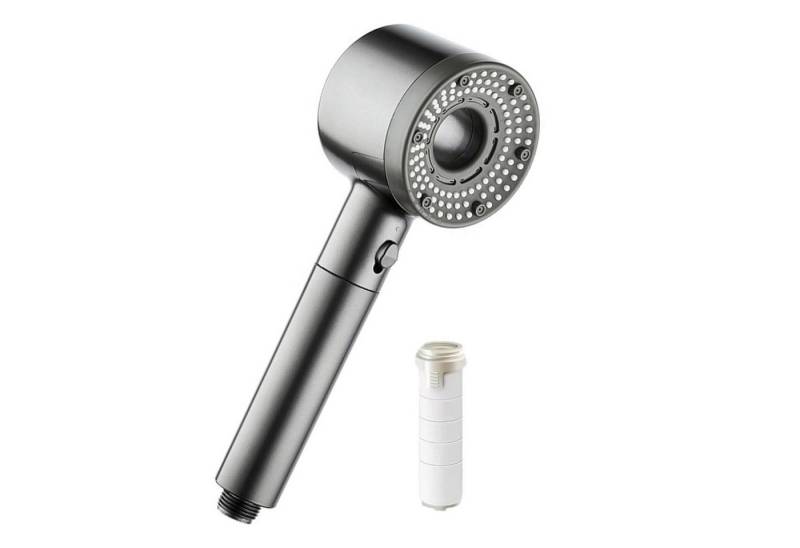 MODFU Handbrause Regendusche Bad Hand Brause Sparduschkopf Duschkopf, (5 Strahlarten mit Filter und Stoppfunktion, 1-tlg., Dusche Wassersparend Hochdruck Druckerhöhende Duschbrause), Einstellbarer Brausekopf für Badezimmer Spa von MODFU