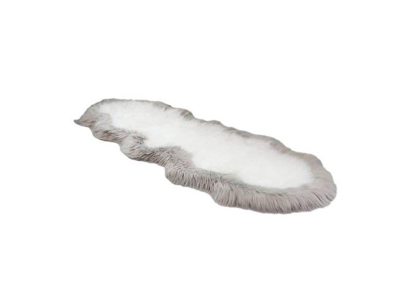 MODFU Hochflor-Teppich Wohnzimmerteppich Dekoteppich Bettvorleger, Kunstfell, Waschbar, Geschenkidee für Wohnzimmer Schlafzimmer von MODFU