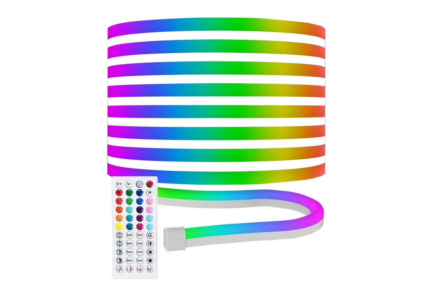 MODFU LED Stripe 10M RGB LED Strip LED Streifen Leiste Lichtband Bluetooth App Dimmbar, Neon Lichterkette Fernbedienung Musik Sync Farbwechsel Zuhause Party MODFU LED Stripe 10M RGB LED Strip LED Streifen Leiste Lichtband Bluetooth App Dimmbar, Neon Lichterkette Fernbedienung Musik Sync Farbwechsel Zuhause Party von MODFU