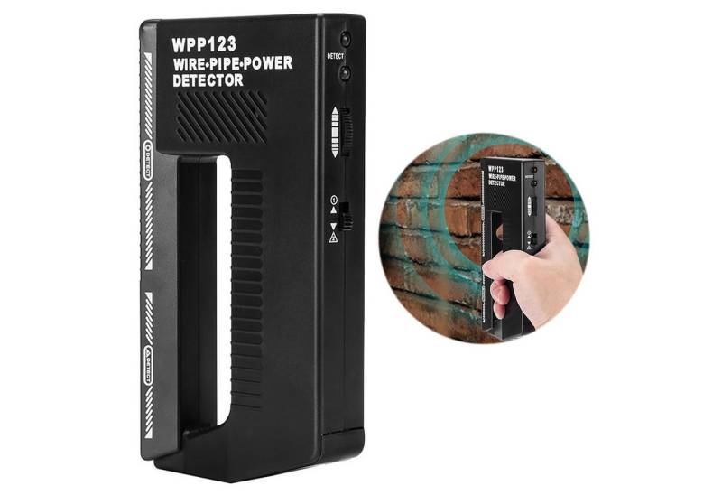 MODFU Leitungsortungsgerät Wandscanner Leitungssucher Metallsucher Kabeldetektor mit LED Ton, Erkennt Kupferrohre 15 mm bis 24 mm Tiefe 110 V Leitungen bis 30 mm, 1-tlg., Regulierung der Empfindlichkeit für verschiedene Materialien, Ortungsgerät für Stromleitungen Rohre und Metall hinter Wänden MODFU Leitungsortungsgerät Wandscanner Leitungssucher Metallsucher Kabeldetektor mit LED Ton, Erkennt Kupferrohre 15 mm bis 24 mm Tiefe 110 V Leitungen bis 30 mm, 1-tlg., Regulierung der Empfindlichkeit für verschiedene Materialien, Ortungsgerät für Stromleitungen Rohre und Metall hinter Wänden von MODFU