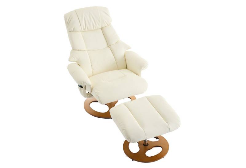 MODFU Massagesessel Chefsessel Drehstuhl (Komfortabler Relaxsessel mit Massage, Heizfunktion & 360° Drehbar., Relaxsessel mit Hocker), mit Relaxfunktion von MODFU