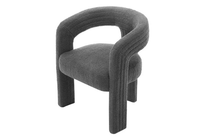 MODFU Ohrensessel glatte gebogene Design (Wohnzimmersessel, Relaxsessel, Lehnstuhl, Fernsehsessel, 2-St., 75*62.5*47cm), gepolstertes Einzelsofa mit U-förmige Rückenlehne von MODFU