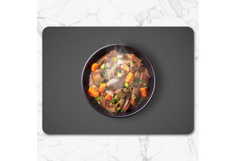 MODFU Platzset Tischmatte Platzdeckchen Tischunterlage mit Untersetzern, (6 Tischsets und 6 Untersetzer, Doppelseitig verwendbar praktische Nutzung als Mauspad), hitzebeständig ideal für Zuhause Büro Restaurant oder Hotel von MODFU