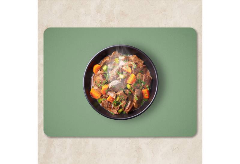 MODFU Platzset Tischmatte Platzdeckchen Tischunterlage mit Untersetzern, (6 Tischsets und 6 Untersetzer, Doppelseitig verwendbar praktische Nutzung als Mauspad), hitzebeständig ideal für Zuhause Büro Restaurant oder Hotel von MODFU