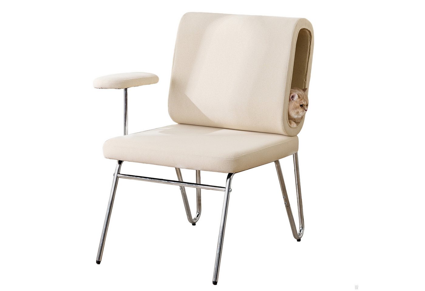 MODFU Relaxsessel Human-Pet Symbiosis Stuhl (Bürostuhl, Wohnzimmersessel, 1-St., mit austauschbare Armlehnen), kratzfestes Material von MODFU