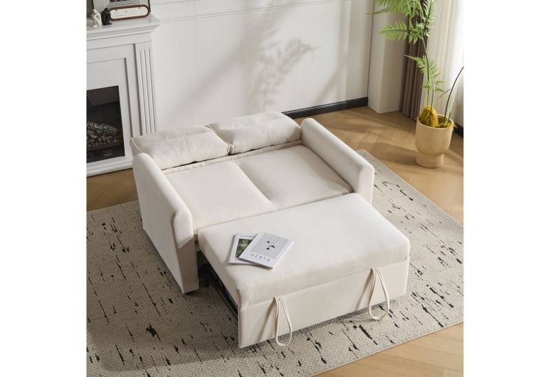 MODFU Schlafsofa 2-in-1 Sofa-Bett, Polstersofa, Wohnzimmersofa, Gästebett 1 Teile, mit Relaxfunktion von MODFU