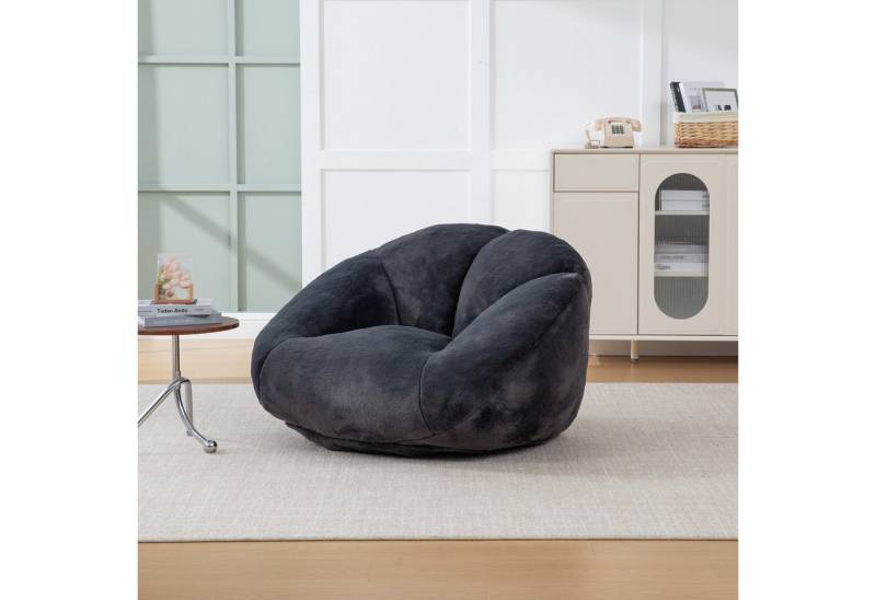 MODFU Sitzsack rutschfest, Bezug nicht abnehmbar (Wohnzimmer Sofa), Einzelsofa von MODFU