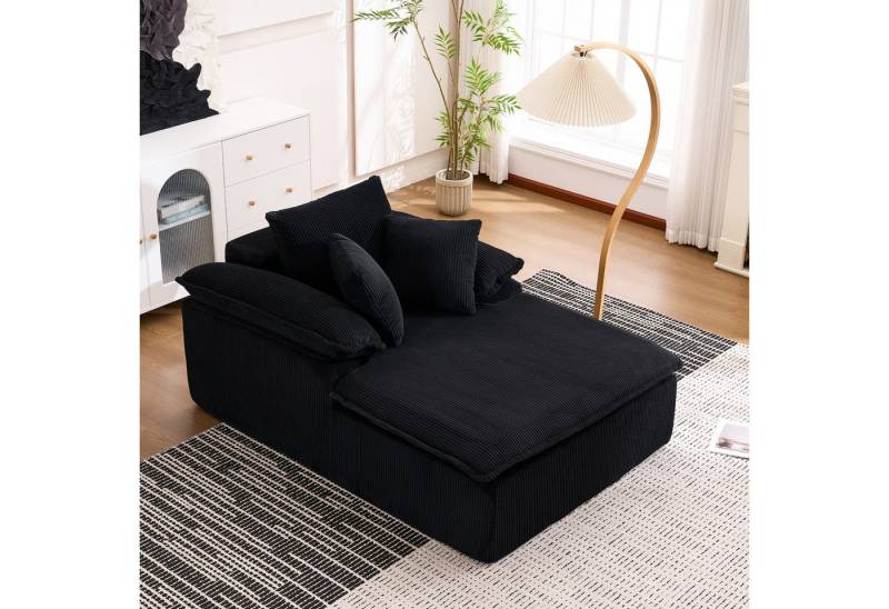 MODFU Sofa für Wohnzimmer, Schlafzimmer & Leseecke, Corduroy Relaxsessel ohne Rahmen – ergonomisch & sofort einsatzbereit 1 Teile von MODFU