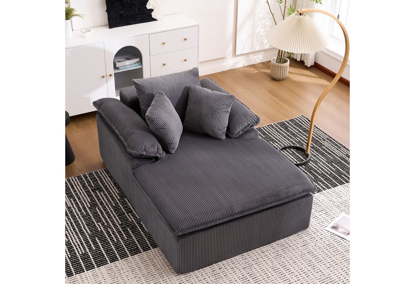 MODFU Sofa für Wohnzimmer, Schlafzimmer & Leseecke, Corduroy Relaxsessel ohne Rahmen – ergonomisch & sofort einsatzbereit 1 Teile MODFU Sofa für Wohnzimmer, Schlafzimmer & Leseecke, Corduroy Relaxsessel ohne Rahmen – ergonomisch & sofort einsatzbereit 1 Teile von MODFU