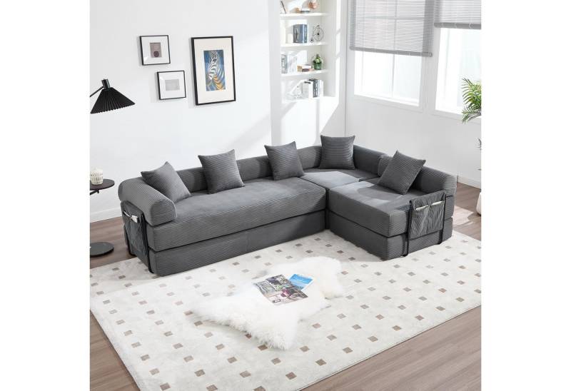 MODFU Sofa mit Stauraum und modularer Funktion, Loungesofa, individuell kombinierbare Module von MODFU