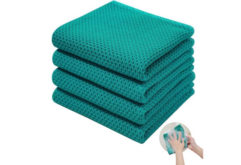 MODFU Geschirrtuch Geschirrtücher Küchentücher Set Spüllappen Spültuch, (Küchenhandtuch 4er 34x73 cm oder 6er Set 34x34 cm, 4-tlg., langlebig saugstark weich), 100% Baumwolle von MODFU