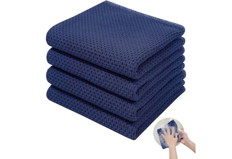 MODFU Geschirrtuch Geschirrtücher Küchentücher Set Spüllappen Spültuch, (Küchenhandtuch 4er 34x73 cm oder 6er Set 34x34 cm, 4-tlg., langlebig saugstark weich), 100% Baumwolle von MODFU