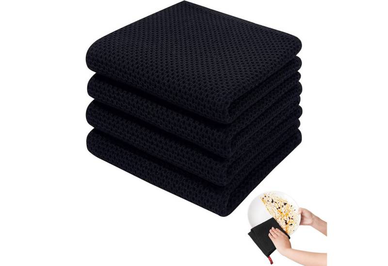 MODFU Geschirrtuch Geschirrtücher Küchentücher Set Spüllappen Spültuch, (Küchenhandtuch 4er 34x73 cm oder 6er Set 34x34 cm, 4-tlg., langlebig saugstark weich), 100% Baumwolle von MODFU