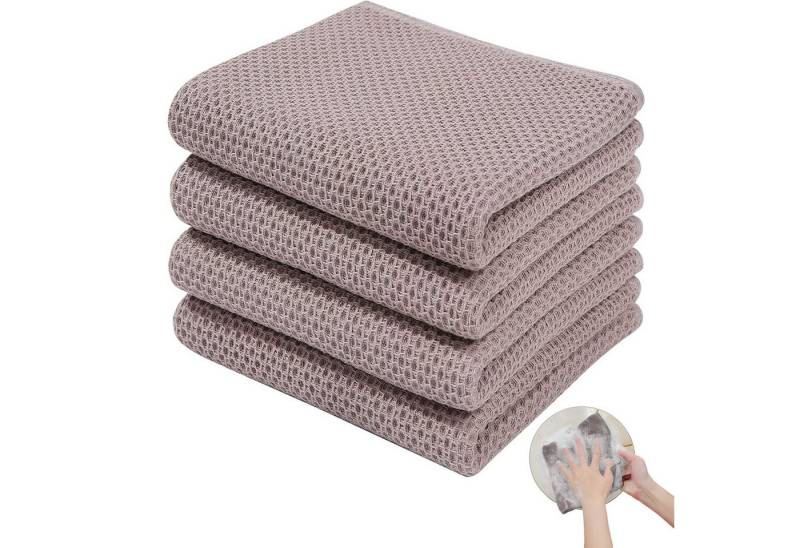 MODFU Geschirrtuch Geschirrtücher Küchentücher Set Spüllappen Spültuch, (Küchenhandtuch 4er 34x73 cm oder 6er Set 34x34 cm, 4-tlg., langlebig saugstark weich), 100% Baumwolle von MODFU