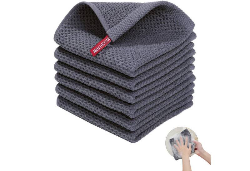 MODFU Geschirrtuch Geschirrtücher Küchentücher Set Spüllappen Spültuch, (Küchenhandtuch 4er 34x73 cm oder 6er Set 34x34 cm, 6-tlg., langlebig saugstark weich), 100% Baumwolle von MODFU
