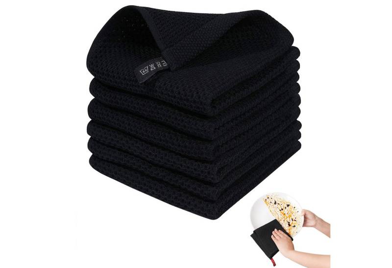 MODFU Geschirrtuch Geschirrtücher Küchentücher Set Spüllappen Spültuch, (Küchenhandtuch 4er 34x73 cm oder 6er Set 34x34 cm, 6-tlg., langlebig saugstark weich), 100% Baumwolle von MODFU