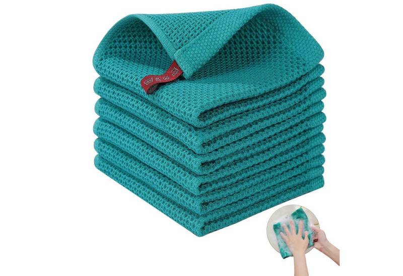 MODFU Geschirrtuch Geschirrtücher Küchentücher Set Spüllappen Spültuch, (Küchenhandtuch 4er 34x73 cm oder 6er Set 34x34 cm, 6-tlg., langlebig saugstark weich), 100% Baumwolle von MODFU